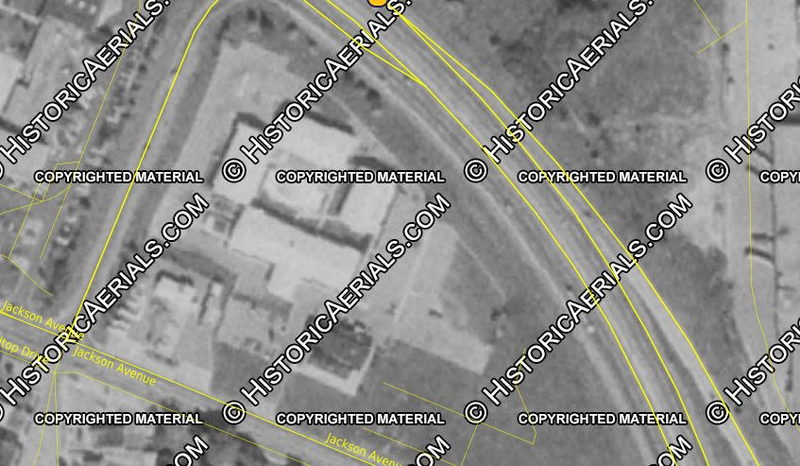 Michigan Inn Ann Arbor - 1975 Aerial (newer photo)
